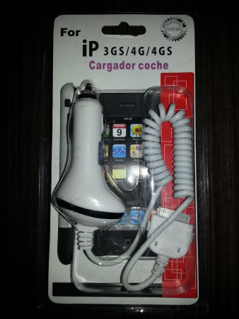 CARGADOR DE COCHE PARA IPHONE/IPOD
